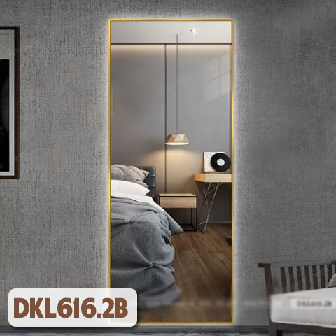 Kính soi toàn thân khung kim loại có đèn led DKL616.2B