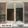 Gương Khung Inox Sơn Tĩnh Điện Đen Phòng Tắm DKL718.2A