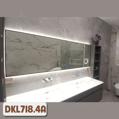 Gương Phòng Tắm Khung Sơn Tĩnh Điện DKL718.4A