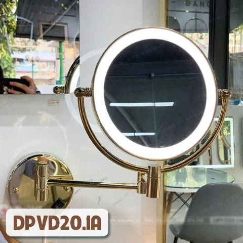 Gương Gắn Tường Nhà Tắm Khung Mạ PVD - DPVD20.1A