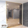 Gương ghép dán tường phòng khách DT72