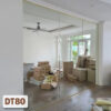 Gương ghép dán tường trang trí phòng tập DT80