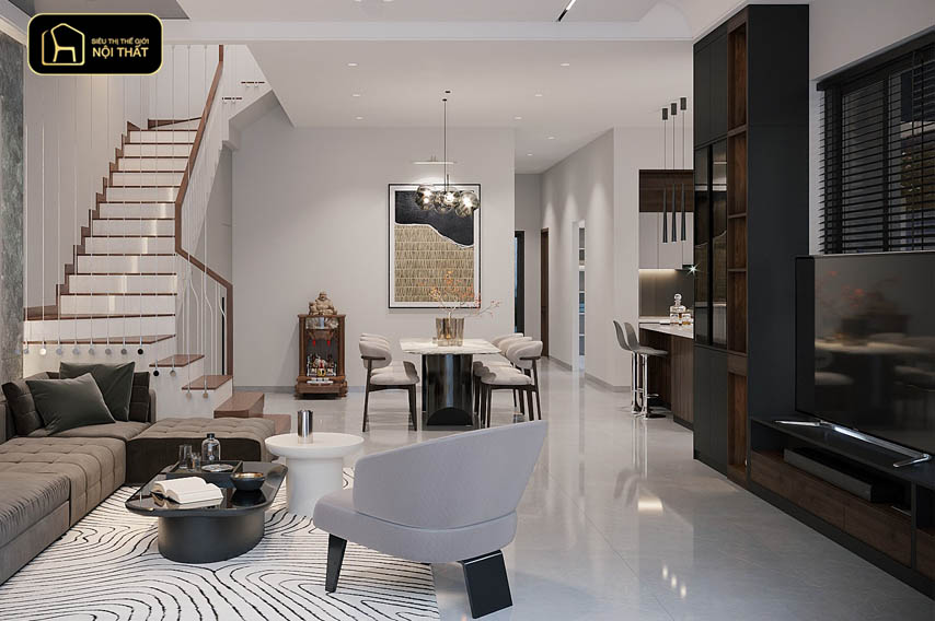 Số bậc cầu thang phong thủy