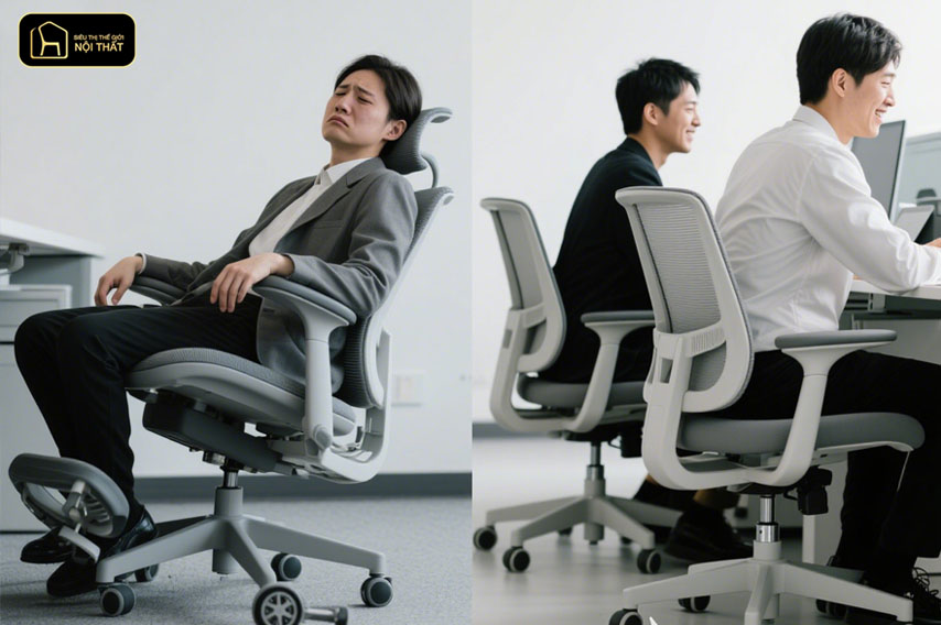 Giải mã cấu kiện ghế văn phòng: Chọn đúng – Ngồi chuẩn – Dùng lâu