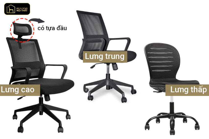 Tựa lưng ghế văn phòng