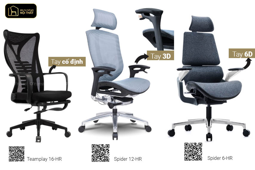 tay ghế văn phòng