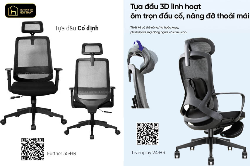 Tựa đầu ghế văn phòng