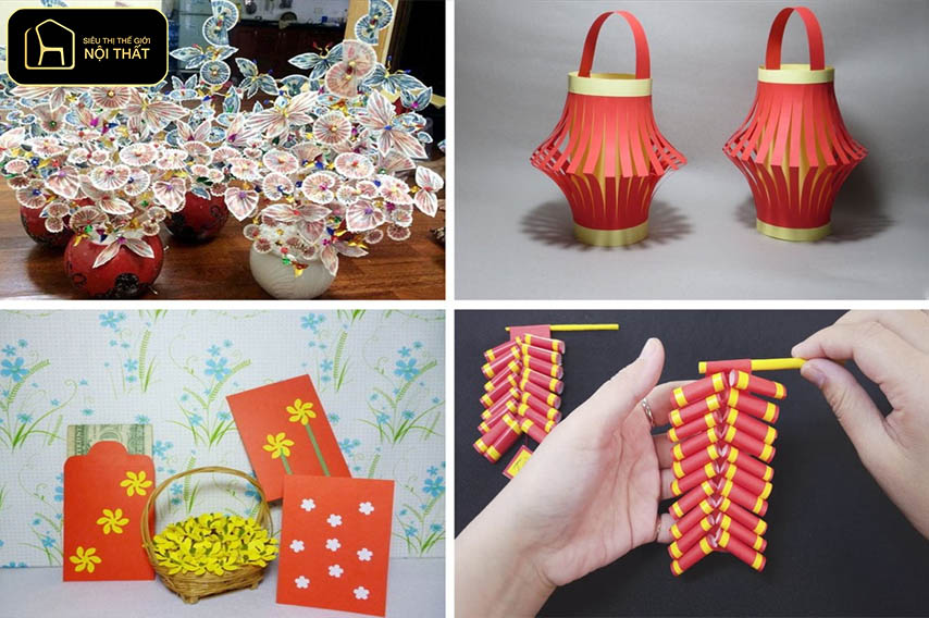 Cách trang trí phòng ngày Tết - Những chi tiết nhỏ, tự tay chuẩn bị sẽ giúp không gian phòng ăn thêm gần gũi và khác biệt.