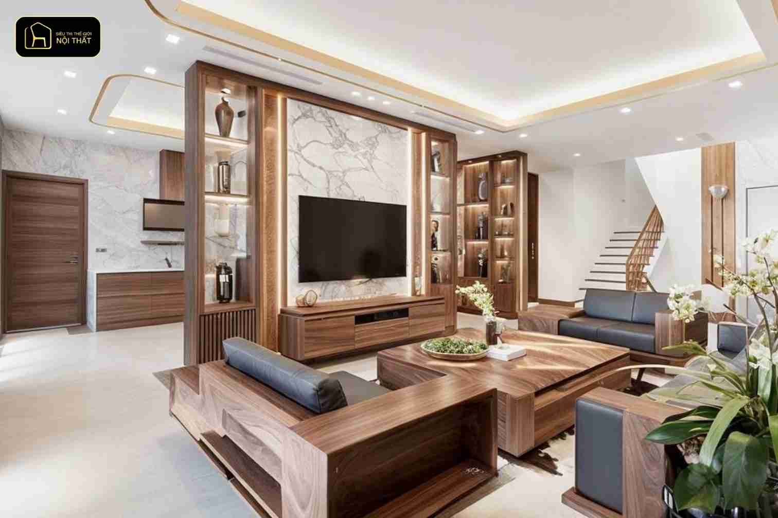 Nội thất óc chó từ lâu đã được mệnh danh là "mỹ vương" trong làng gỗ tự nhiên.