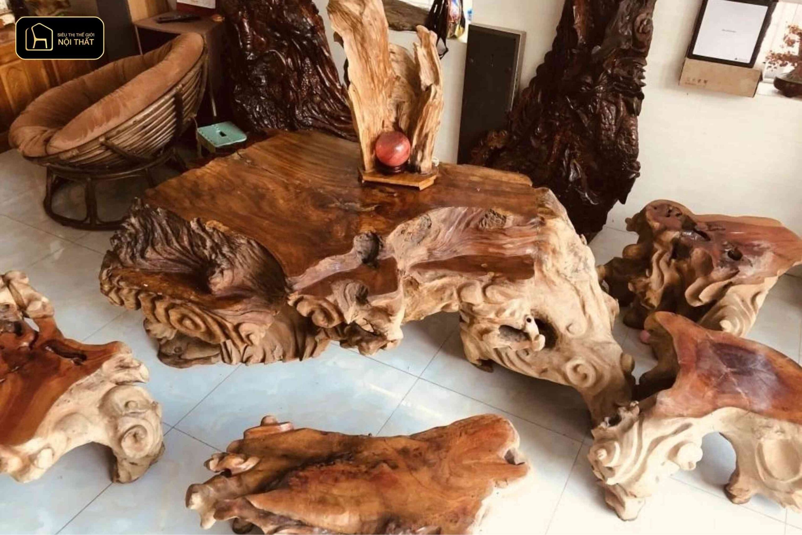 Gỗ xá xị được sử dụng khá đa dạng nhờ mùi thơm tự nhiên, vân đẹp và giá trị thẩm mỹ cao.