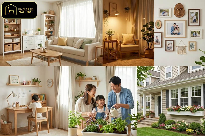 Trang trí nhà cửa mang lại rất nhiều giá trị cho cuộc sống gia đình