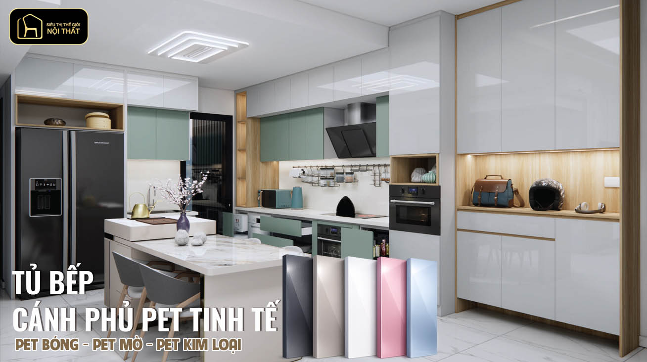 Nên làm tủ bếp bằng chất liệu gì?