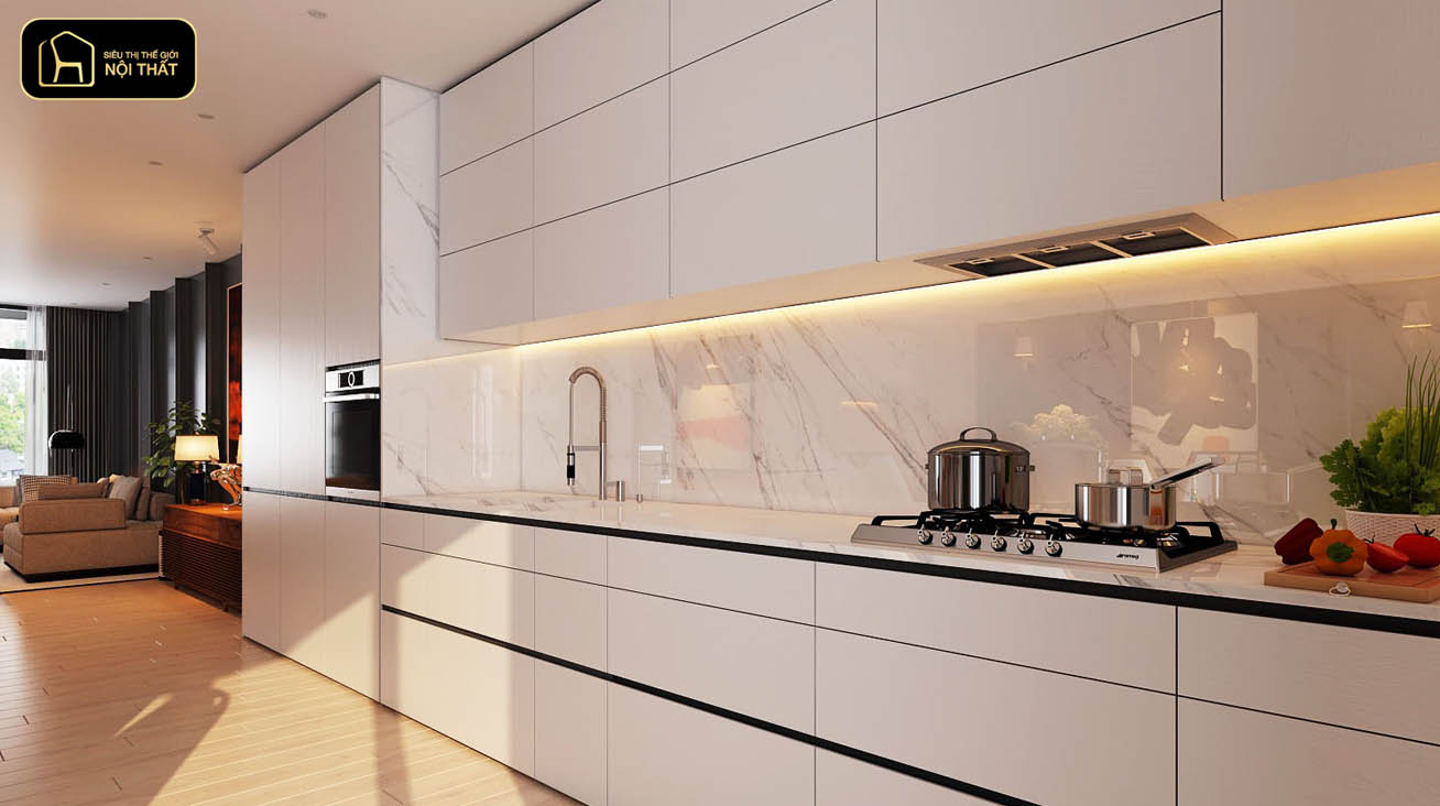 Nên làm tủ bếp bằng chất liệu gì?