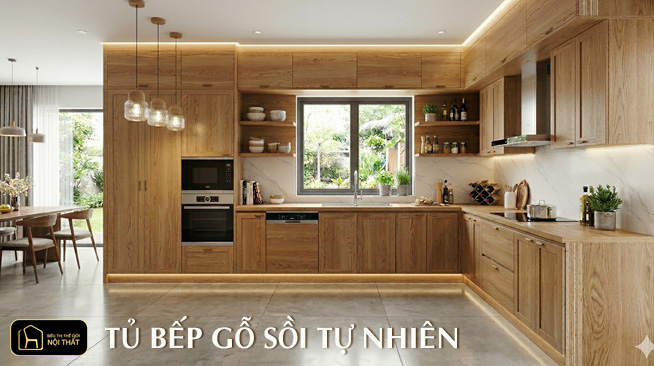 Nên làm tủ bếp bằng chất liệu gì?