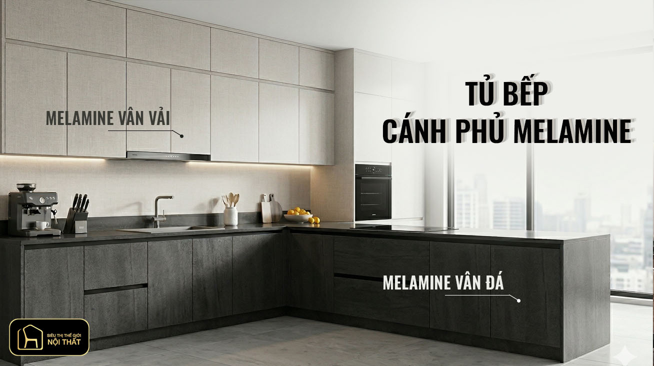 Nên làm tủ bếp bằng chất liệu gì?