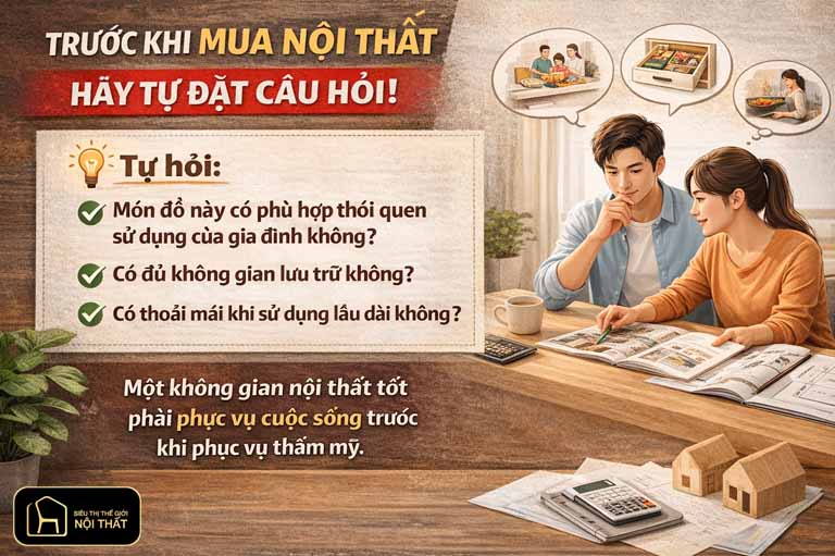 5 sai lầm khi chọn nội thất