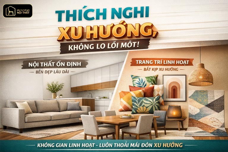 Đưa xu hướng vào chi tiết nhỏ