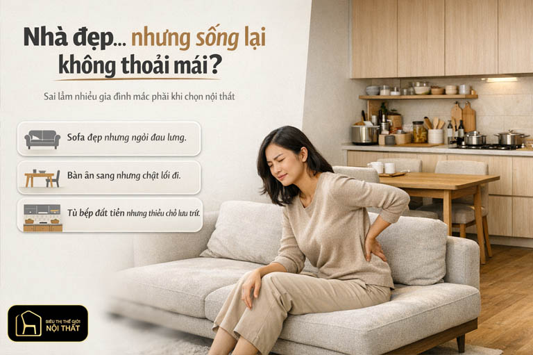 5 sai lầm khi chọn nội thất