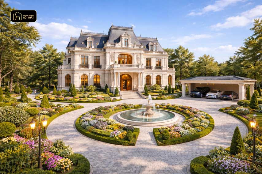 Thi công nội thất biệt thự