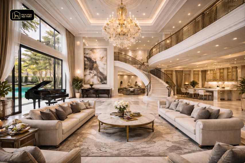 Thi công nội thất biệt thự
