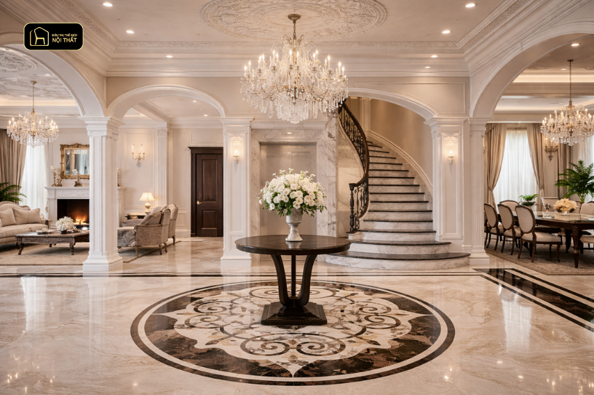 Thi công nội thất biệt thự