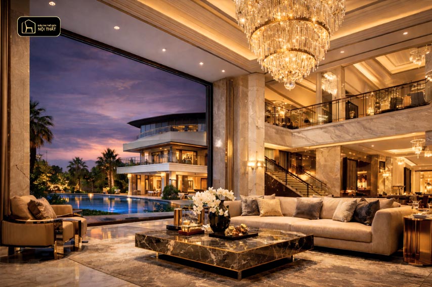 Thi công nội thất biệt thự