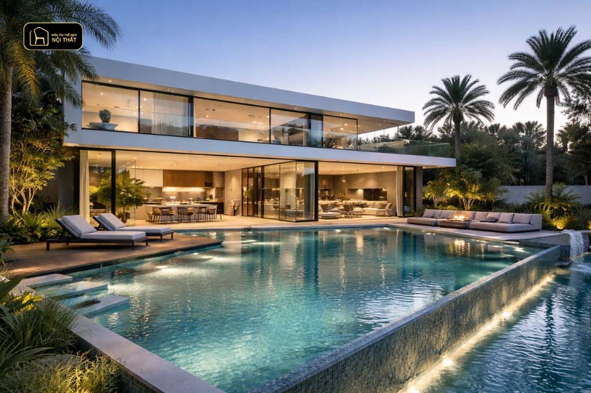 Thi công nội thất biệt thự