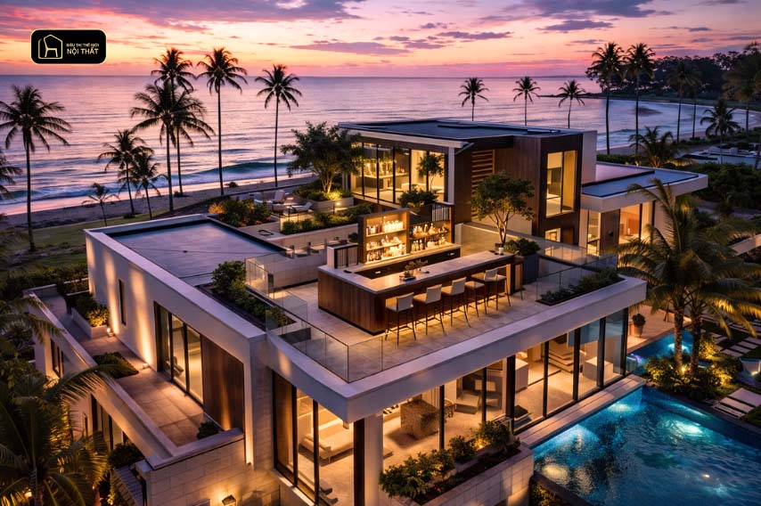 Thi công nội thất biệt thự