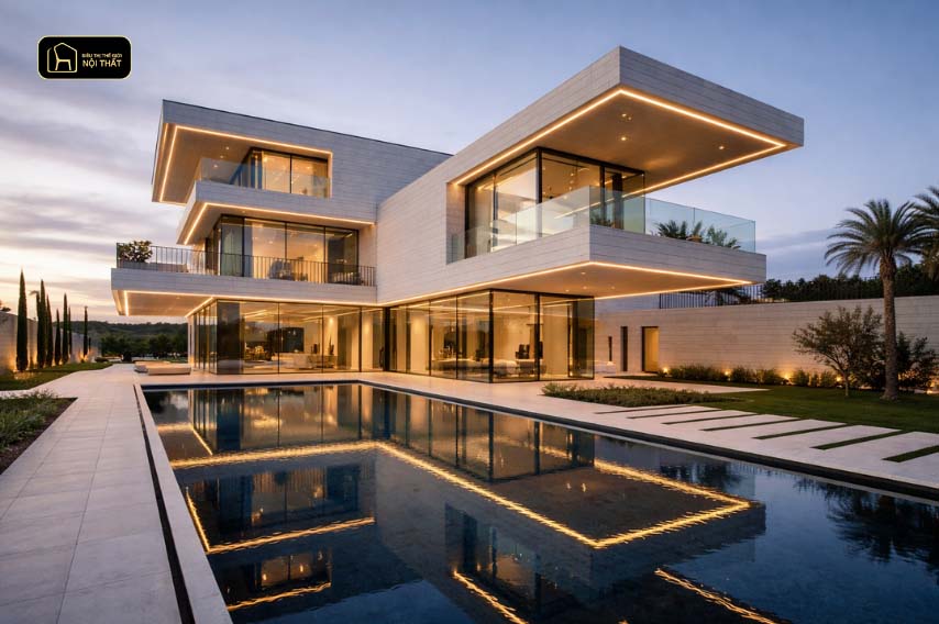 Thi công nội thất biệt thự