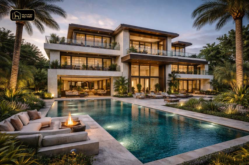 Thi công nội thất biệt thự