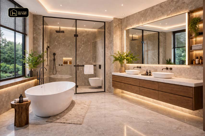 Thi công nội thất biệt thự