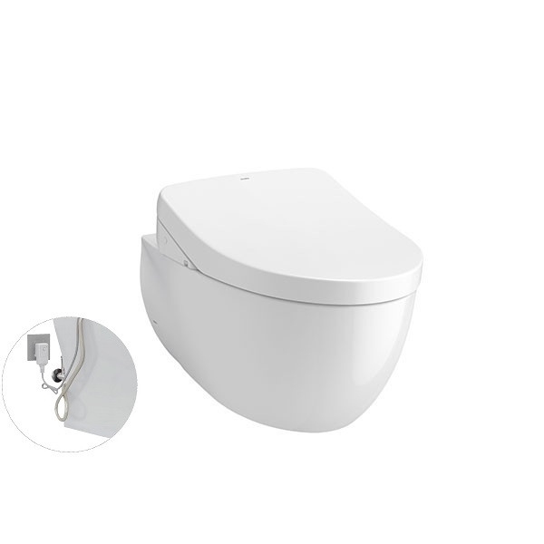 Bàn cầu treo tường Washlet