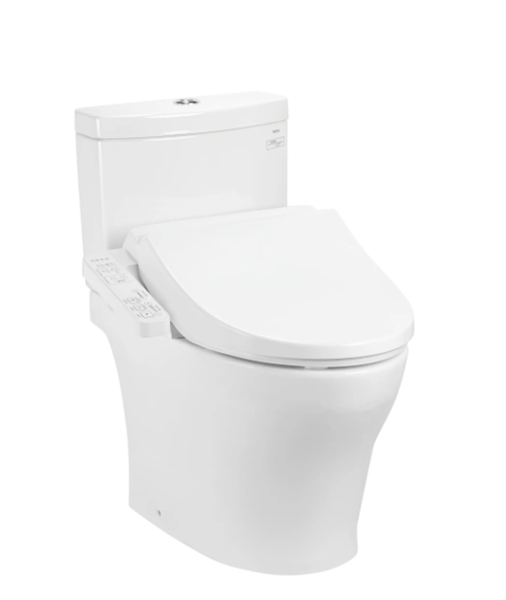 Bàn cầu 2 khối kèm nắp rửa điện tử WASHLET dòng C2 TCF23710AAA