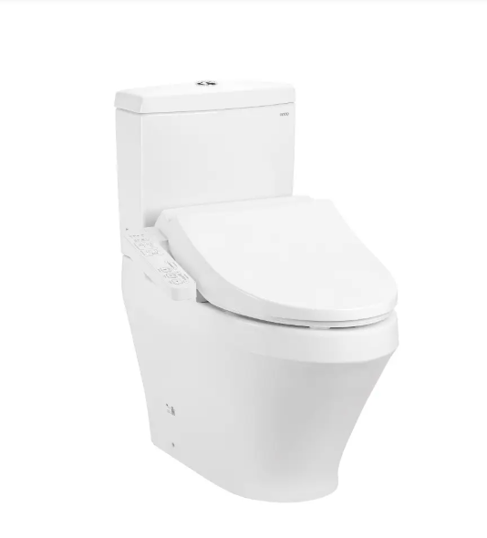 Bàn cầu 2 khối kèm nắp rửa điện tử WASHLET dòng C2 TCF23710AAA (220V)