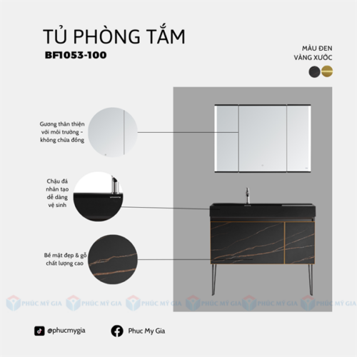 TỦ PHÒNG TẮM BF1053-100