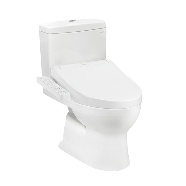 Bàn cầu hai khối, kèm nắp rửa điện tử WASHLET dòng C2