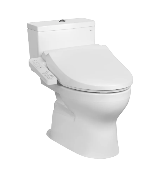 Bàn cầu 2 khối kèm nắp rửa điện tử WASHLET dòng C2 TCF23710AAA