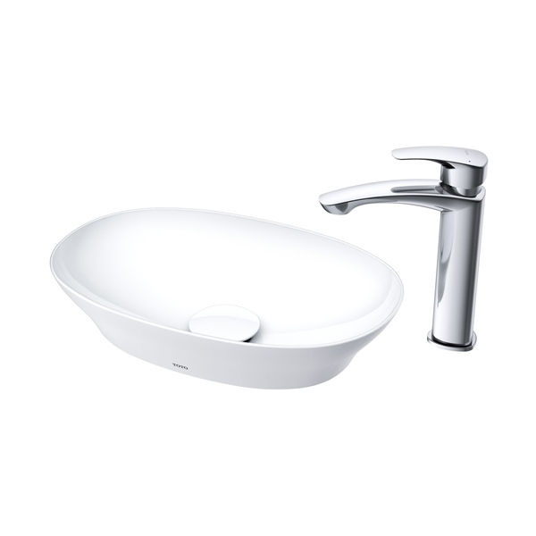Chậu đặt bàn vành mỏng Linear Ceram