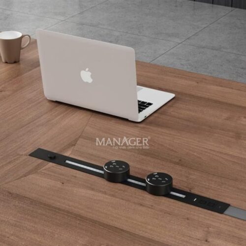 Alternative view of Bàn họp MDF veneer 4.2m Catania 107-CT