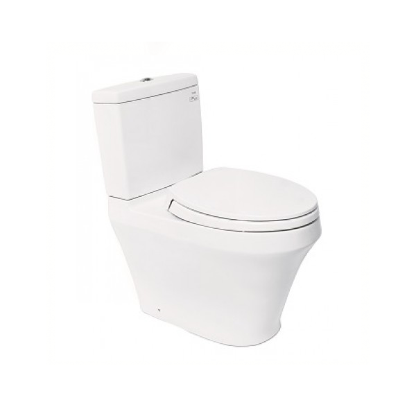 Bàn cầu hai khối, nắp đóng êm kèm vòi rửa nước lạnh TCW07S