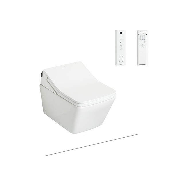 TCF797C2Z#NW1 WH172AAT MB171M#SS Bàn cầu treo tường kèm nắp rửa điện tử WASHLET dòng SX (Có tính năng tự động xả)