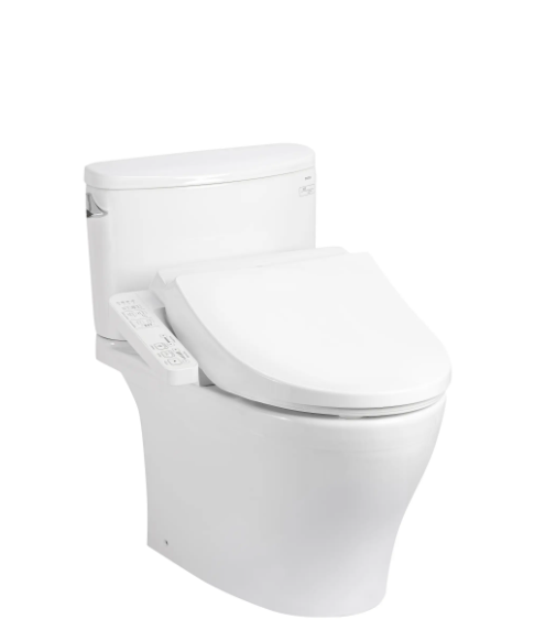 Bàn cầu 2 khối kèm nắp rửa điện tử WASHLET dòng C2 TCF23710AAA