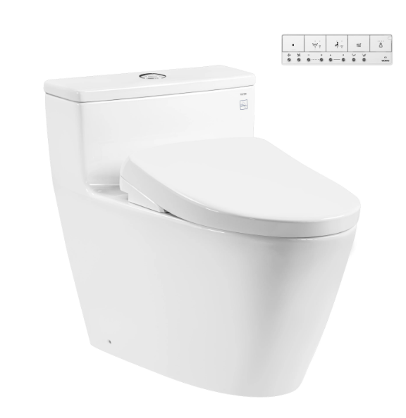 Bàn cầu 1 khối kèm nắp rửa điện tử WASHLET (loại giấu dây) dòng S7 - TCF47360GAA (220V)