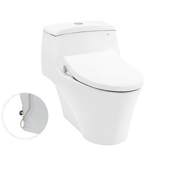 Bàn cầu một khối kèm nắp rửa cơ Ecowasher TCW1211A