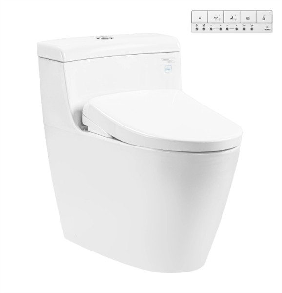 Bàn cầu 1 khối kèm nắp rửa điện tử WASHLET dòng S7 – TCF47360GAA
