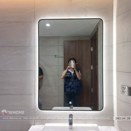Gương khung inox mạ PVD - DKL68.2B