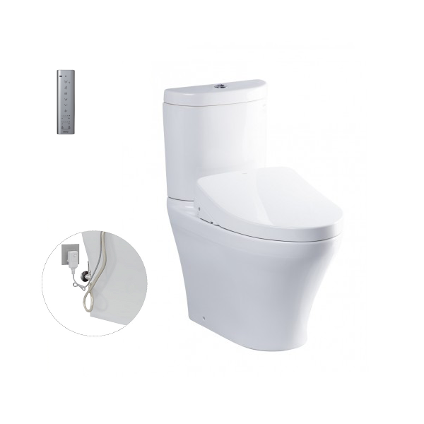 Bàn cầu hai khối, kèm nắp rửa điện tử WASHLET dòng S7