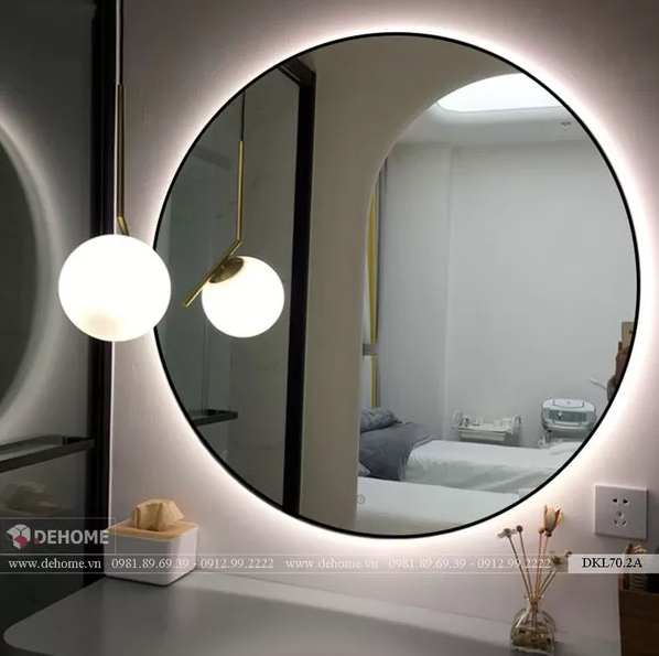 Gương khung kim loại sơn tĩnh điện DKL70.2A