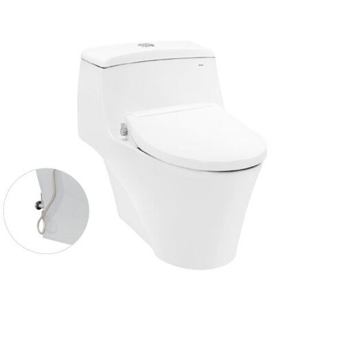Bàn cầu một khối kèm nắp rửa cơ Ecowasher TCW07S