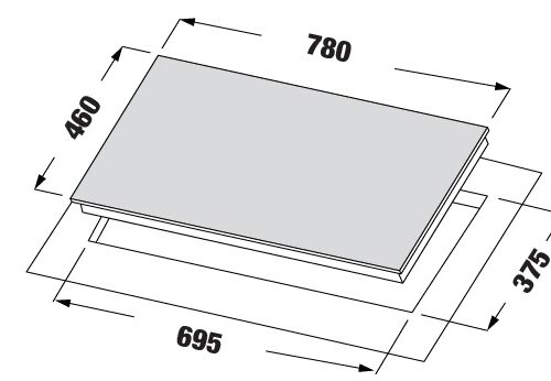 Alternative view of Bếp gas âm 2 lò KF - 630
